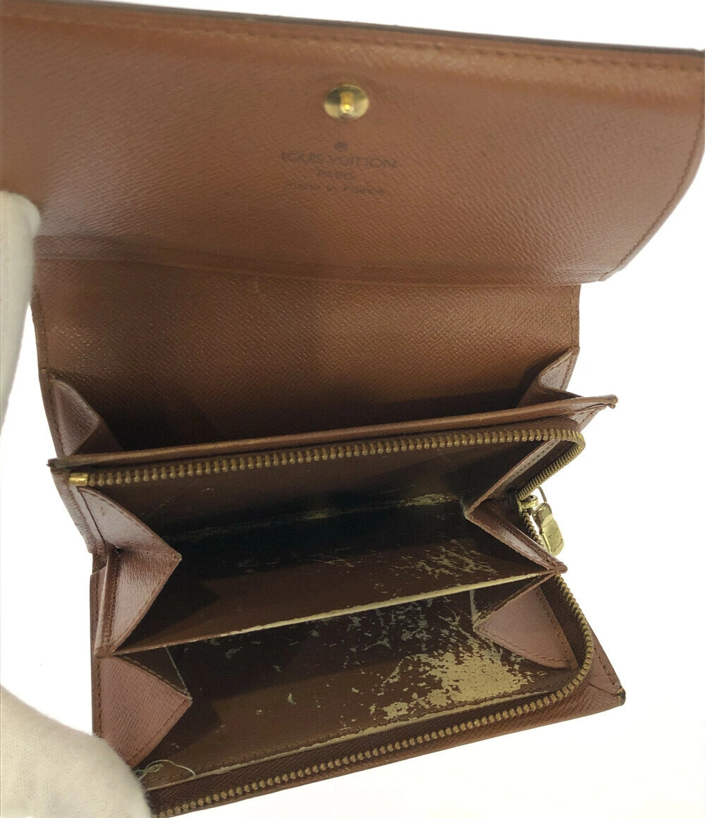 Louis Vuitton Portemonnaie Billet fold Monogram Wallet Tresor Bi Brown